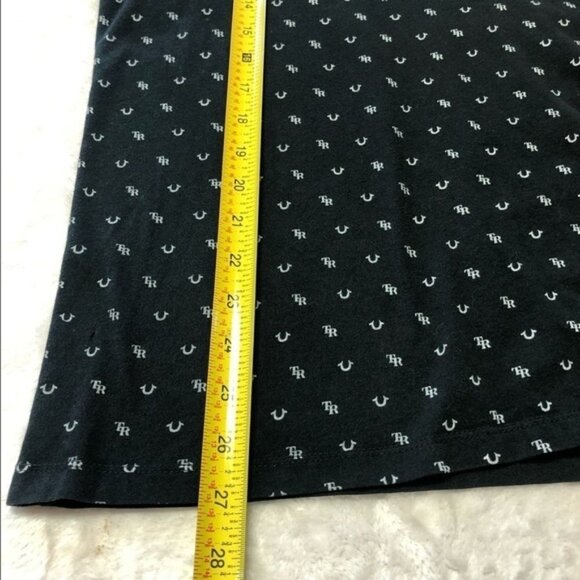 True Religion Black & White T-Shirt Unisex - Picture 6 of 6